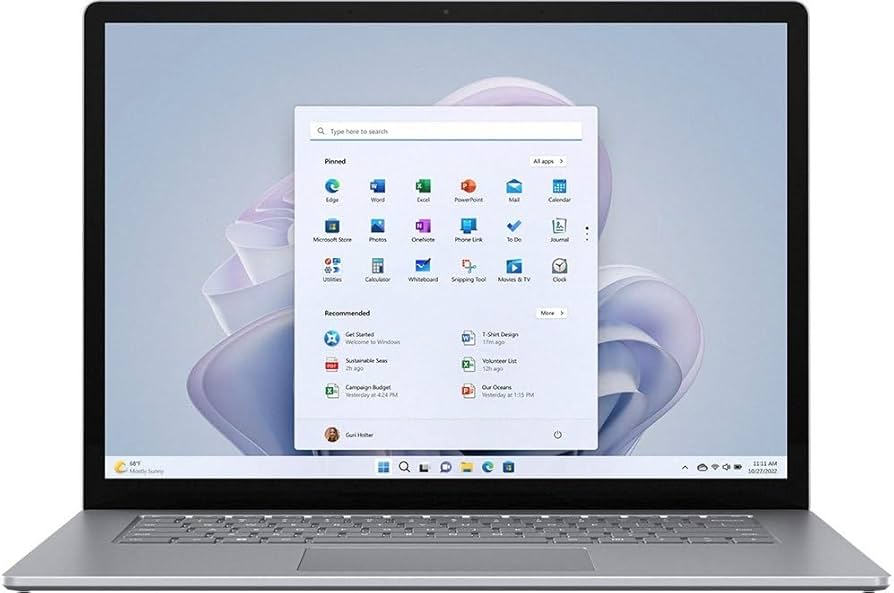 Amazon.com: Microsoft Laptop 5 15in i7 8GB 256GB Platinum