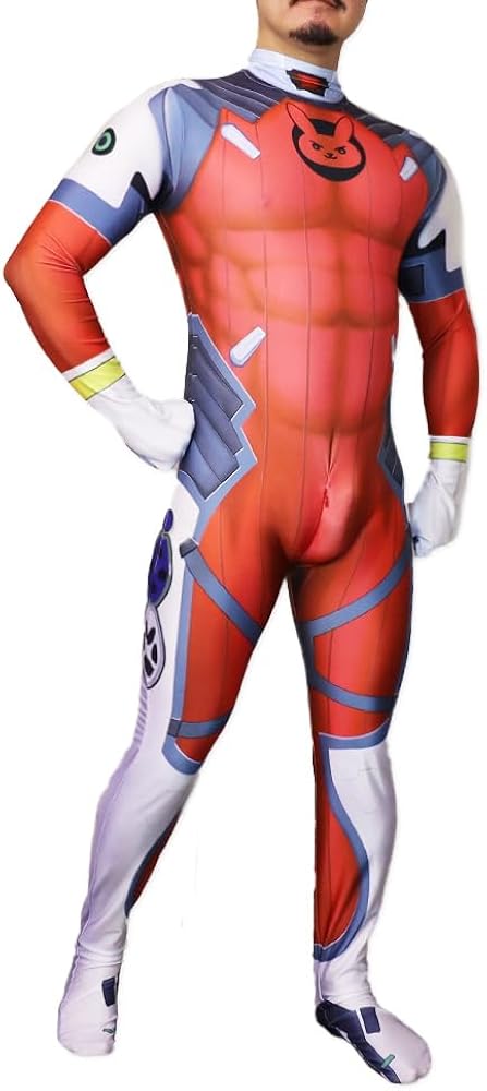 Amazon.co.jp: Zentai ヒーロー レッド ゲーム ゼンタイ ファスナー