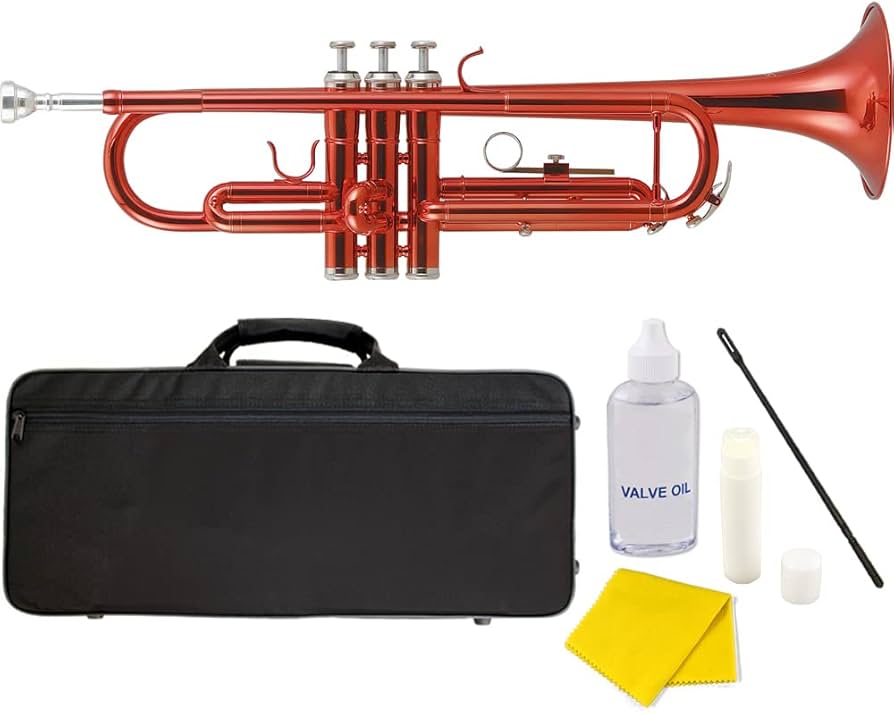 Amazon | Soleil ソレイユ トランペット STR-1/MRD メタリックレッド
