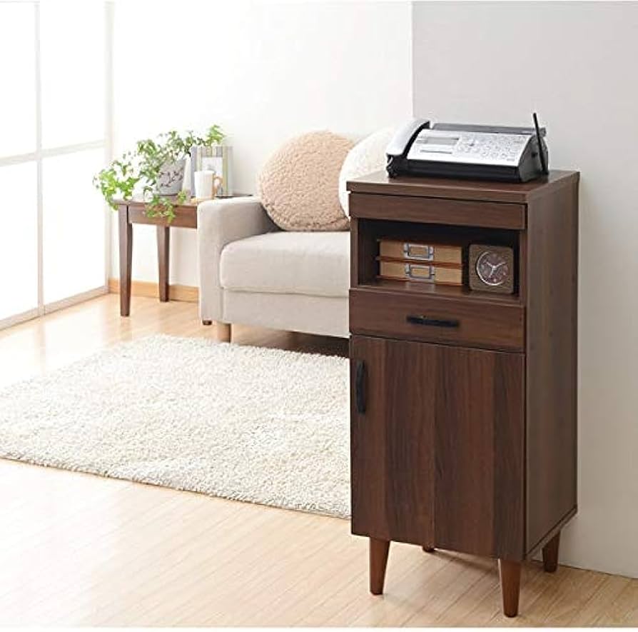 Amazon｜ファックス台 (幅40) FAX台 電話台 リビング収納 ルーター収納
