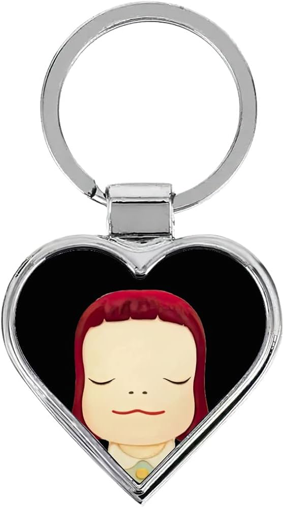 Amazon.co.jp: 奈良美智 キーホルダー 人気 キーリング バッグチャーム