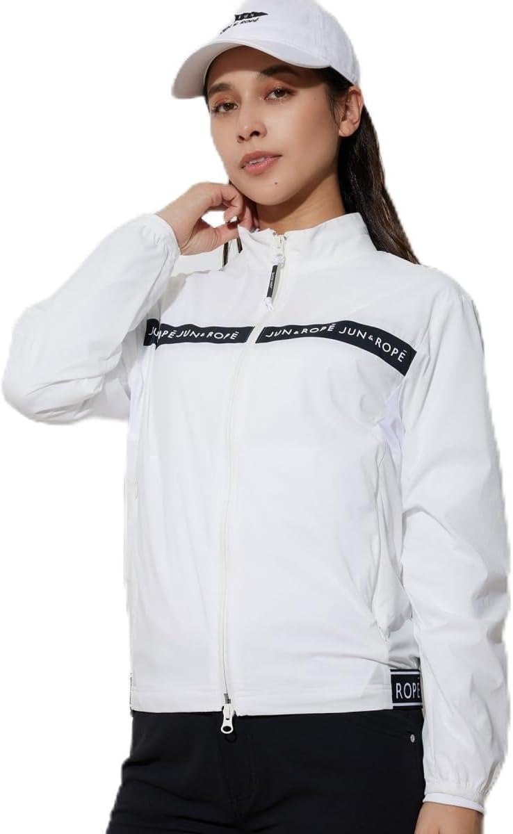 ジュンアンドロペ ゴルフ 高機能ウィンドブレーカー レディースL 美品