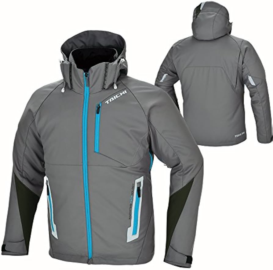 Amazon | RSタイチ(アールエスタイチ)バイク用パーカ グレー/スカイ (M