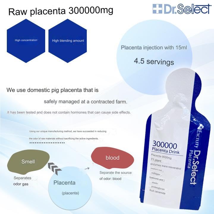 Amazon.com: Dr.Select Doctor Select 300000 Placenta Drink Smart 30