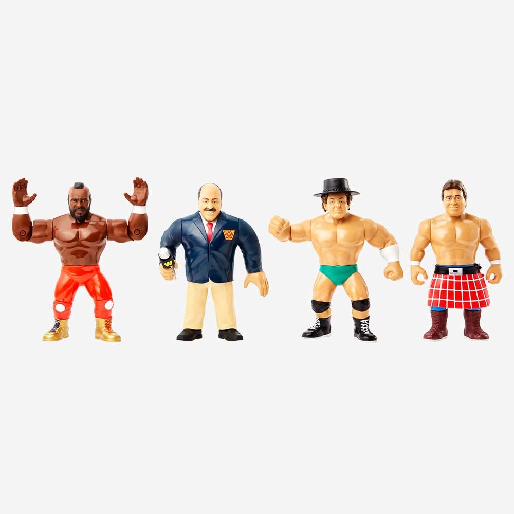 Amazon.com: WWE Retro Action Figure 4 Pack - Cowboy Bob Orton