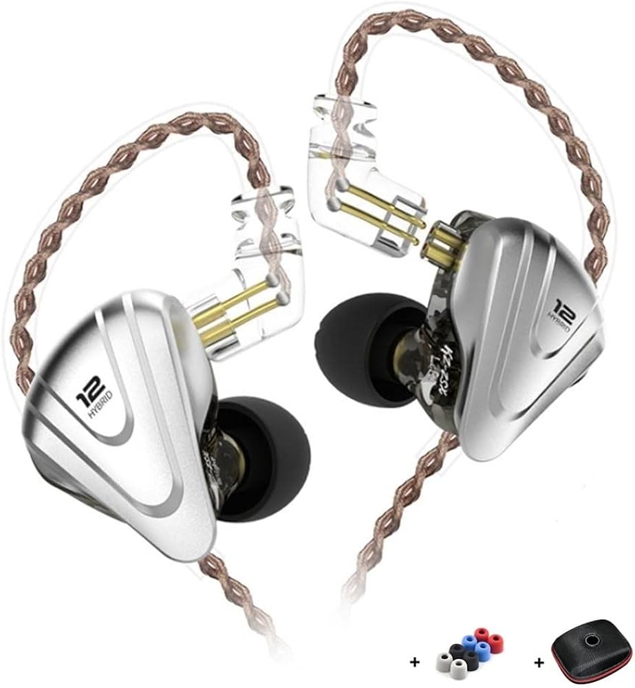 Fone de Ouvido KZ ZSX Terminator sem Microfone Preto + Case