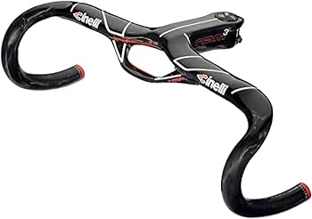 Cinelli Handlebar and stem Ram 3 Carbon Integrated, Black, 42 cm