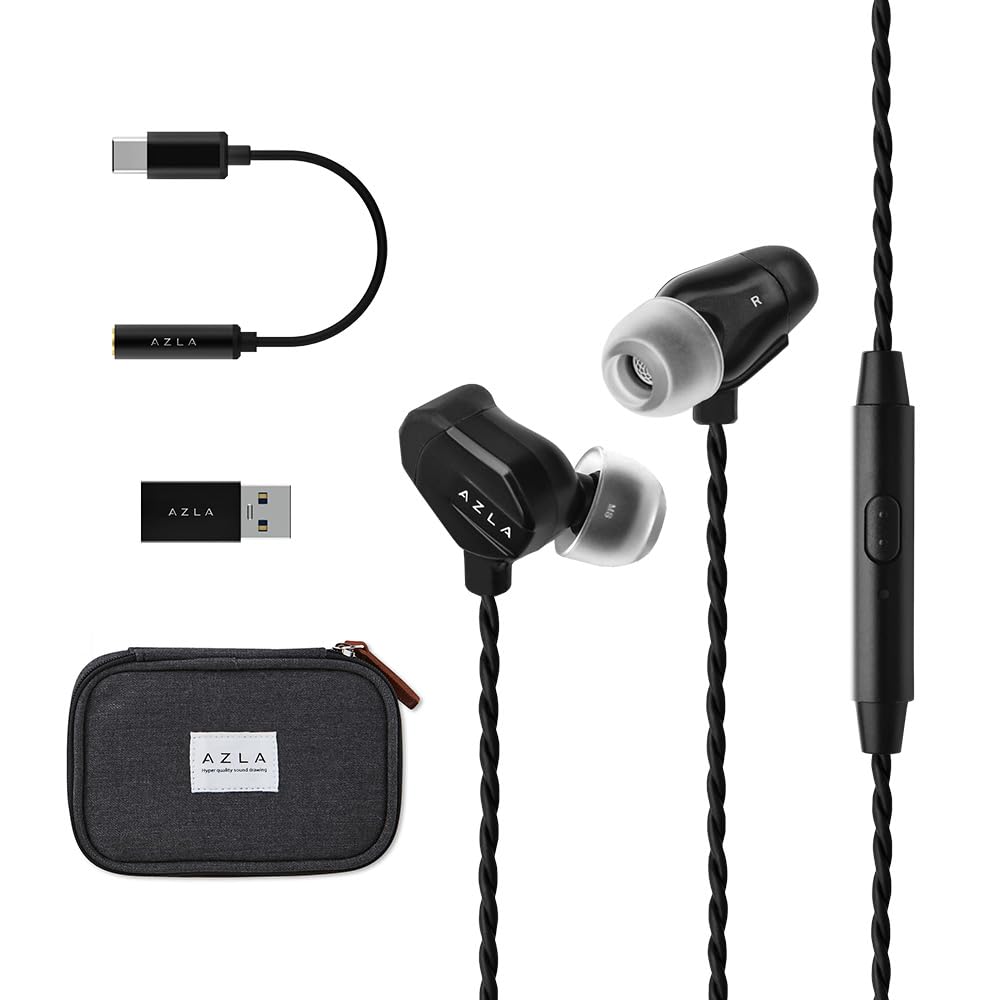 Amazon.com: AZLA AIM8 Wired Earphone with Microphone, Gaming