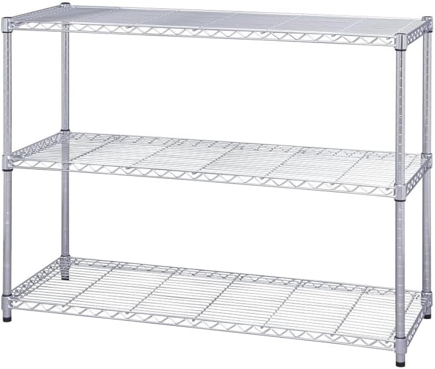 Amazon｜アイリスオーヤマ ラック メタルラック本体 3段 防サビ加工 幅