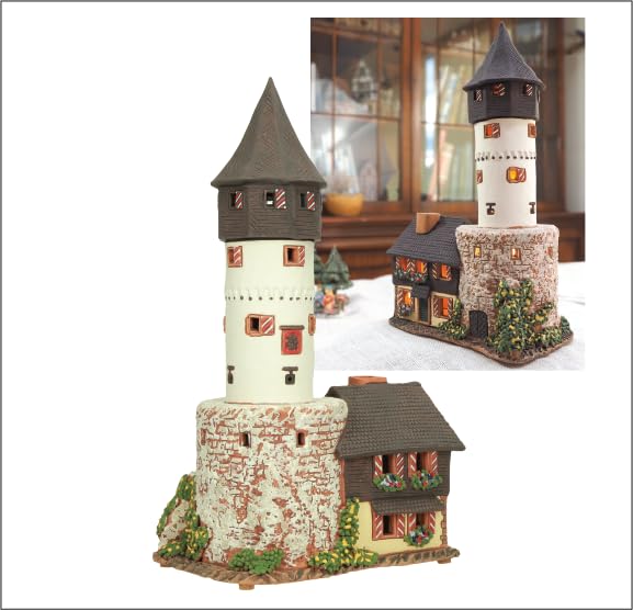 Amazon.co.jp: Midene ハンドメイド セラミック キャンドル ハウス