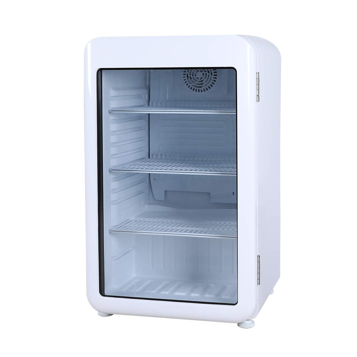 Amazon | Hijiru レトロ冷蔵ショーケース95L/ホワイト【HJR-RK100WT