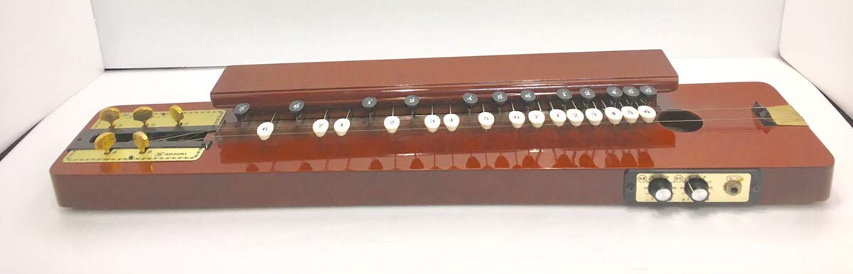 大正琴 13弦 ケース付き スズキ 砂丘 説明書付き 大正琴 13弦 ケース