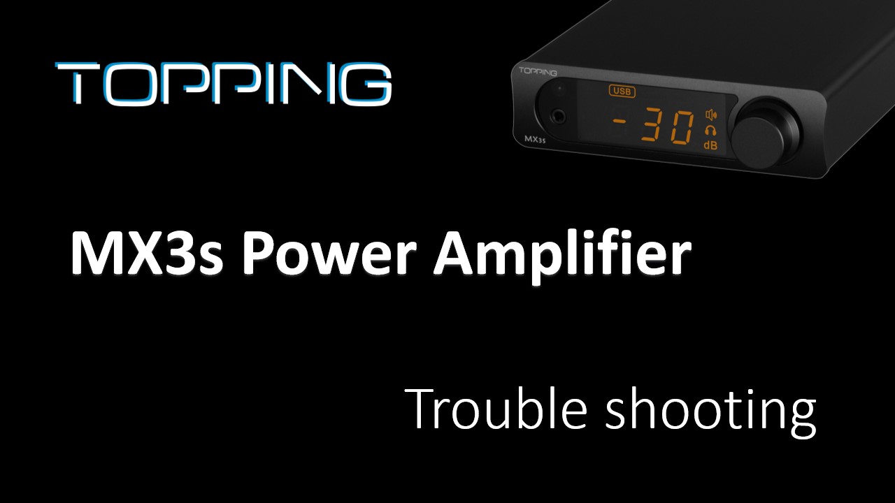 Amazon.com: Topping MX3s Amplifier 62W x 2 Class D Power amp