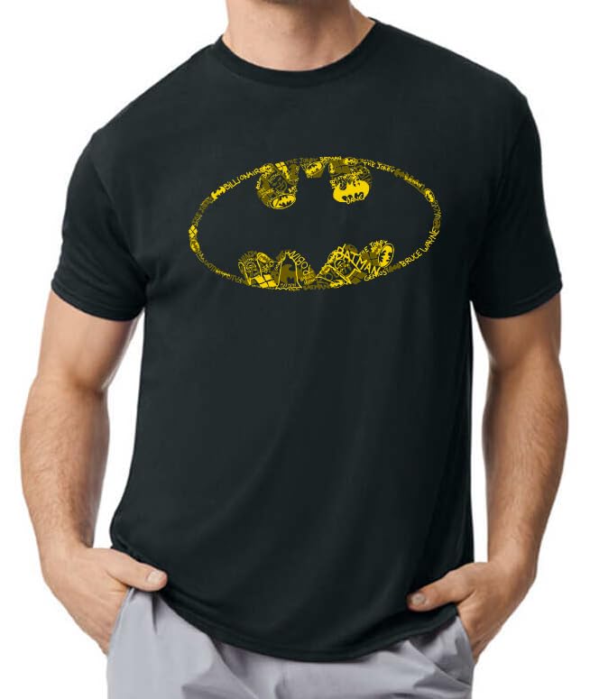 Batman Logo Performance Gym Shirt-Small | Amazon.com