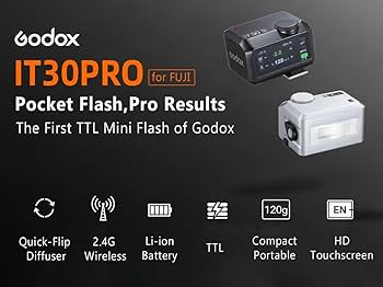 Amazon.com : Godox iT30pro F TTL Mini Flash - GODOX iT30 Pro F for