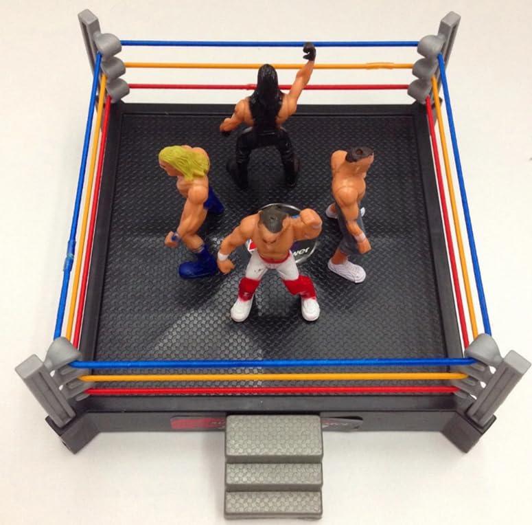 Amazon | 安心の国内発送！プロレス リング模型 フィギュア4体付き