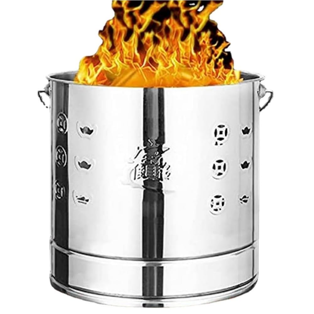 Amazon | 焼却炉落ち葉焼却炉 焚火台 家庭用 無煙 耐蝕性 耐熱ペイント