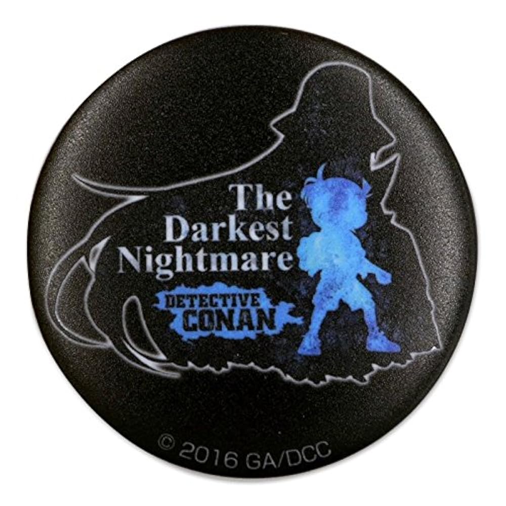 名探偵コナン ジン 缶バッジ 純黒の悪夢 ラフォーレ 黒の組織 人気柄