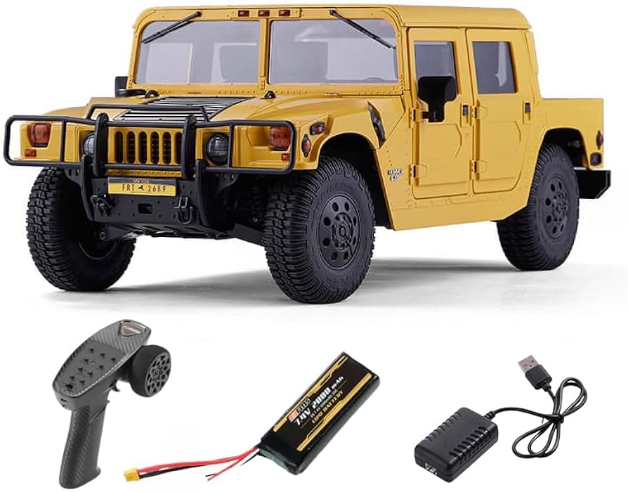 Amazon.co.jp: FMS 1:12スケール 2006 ハマーHummer H1 Alpha RTR 軍用