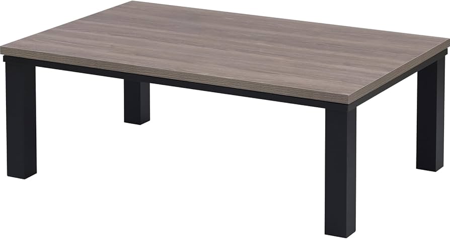 Amazon | [山善] こたつ テーブル 幅105cm×奥行70cm 長方形 中間入切