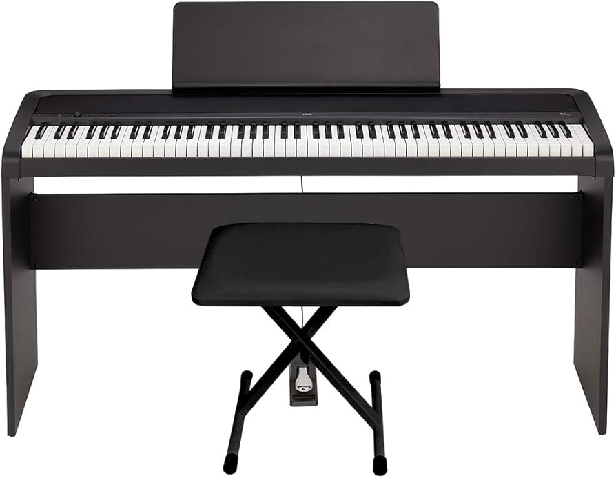 Amazon | KORG(コルグ) 電子ピアノ B2 BK 88鍵 ブラック 専用スタンド