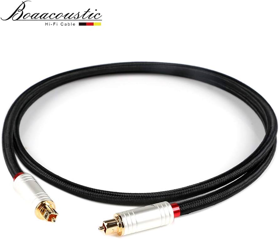 Amazon | BOAACOUSTIC JIB HiFiファイバー光オーディオケーブル、トス