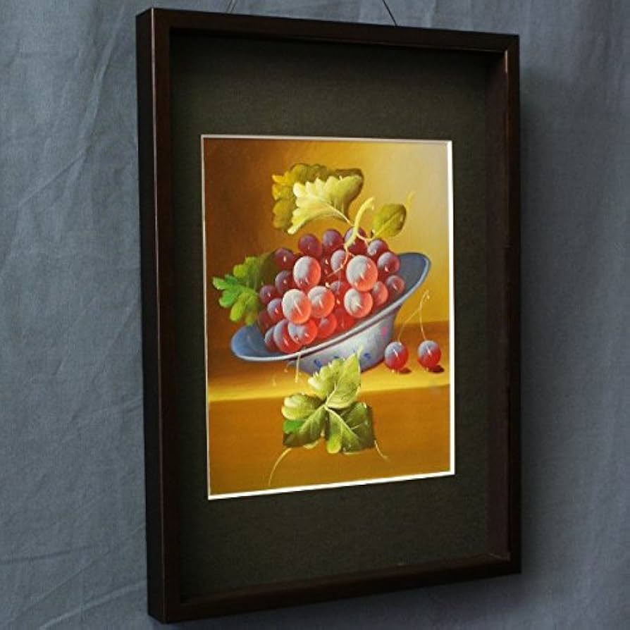 Amazon.co.jp: 油絵 葡萄 3号Fサイズ 【油絵 直筆絵画】 : おもちゃ