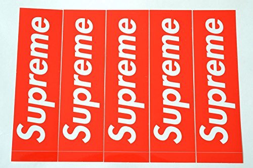 Amazon.co.jp: SUPREME(シュプリーム)ステッカー ボックスロゴ：5枚