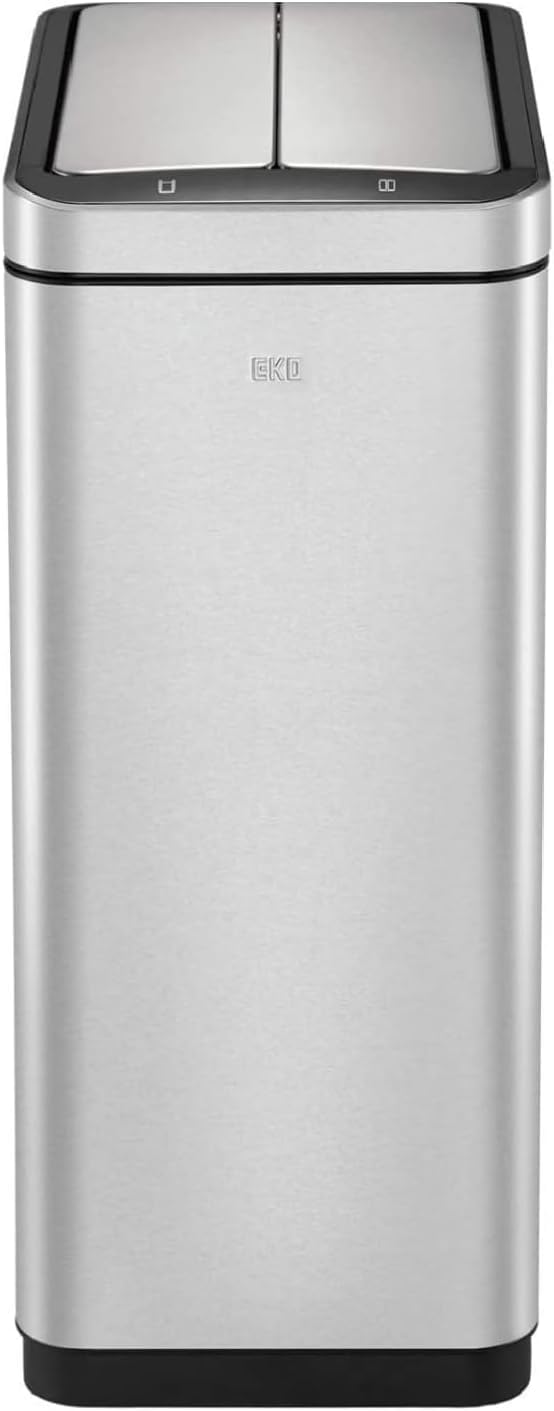 Amazon｜EKO ゴミ箱 自動開閉 デラックスファントム シルバー 30L