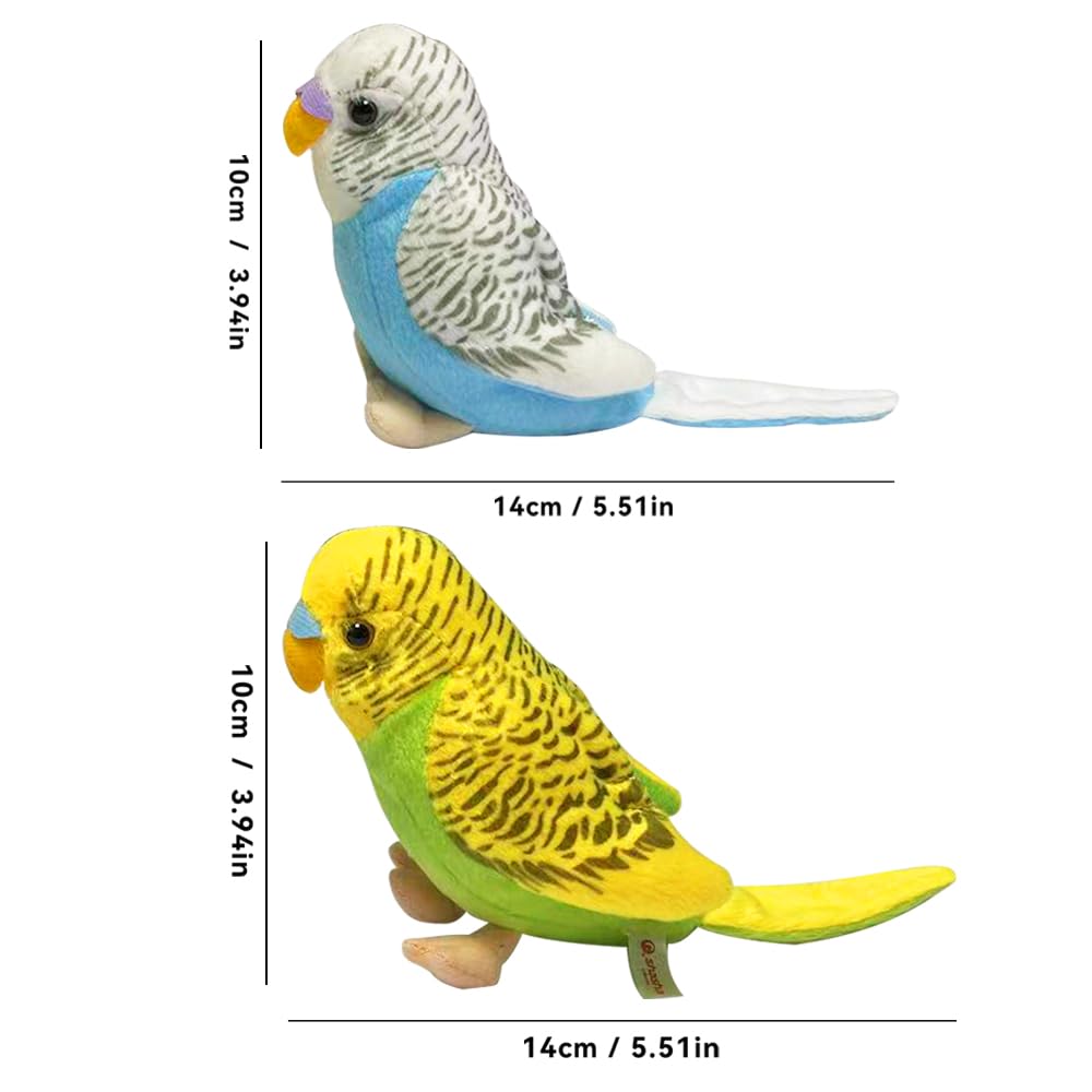 Amazon.co.jp: WQY GroceryShop セキセイインコのぬいぐるみ 5.5インチ