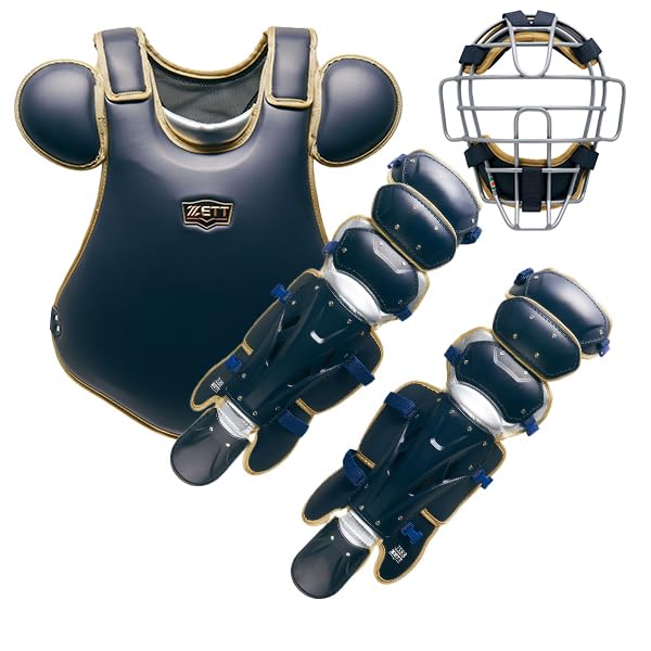 ZEET キャッチャー防具 ZETT 軟式キャッチャー防具一式（ネイビー） ゼット