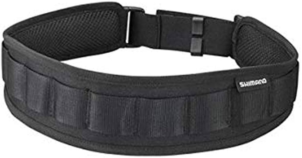 Amazon | [シマノ] フィッシングベルト ブラック AC-004S 釣り用ベルト