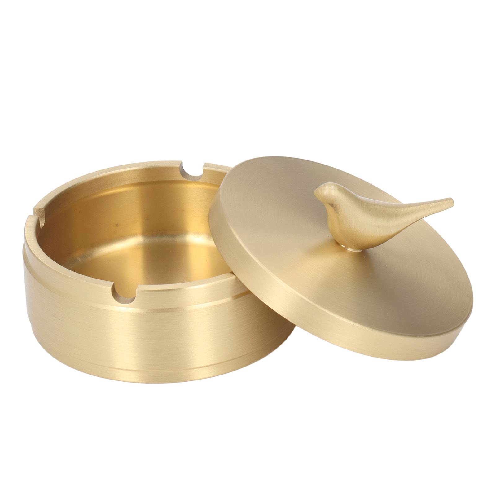 Amazon.com: Gold Ashtray Solid Brass Ashtray 4 Slots with