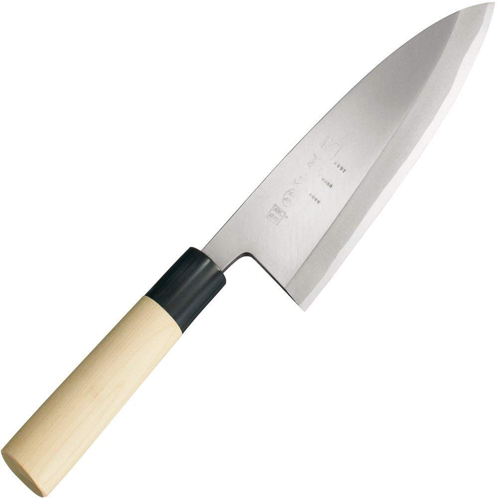 Amazon｜関孫六 金寿 本鋼 和包丁 出刃 180mm AK-5218｜出刃包丁
