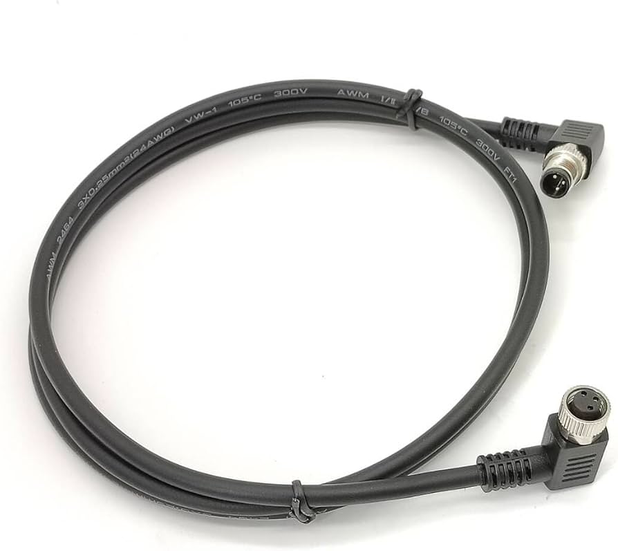 Amazon.com: Elecbee Right Angle M8 Connectors Male to Female Cable
