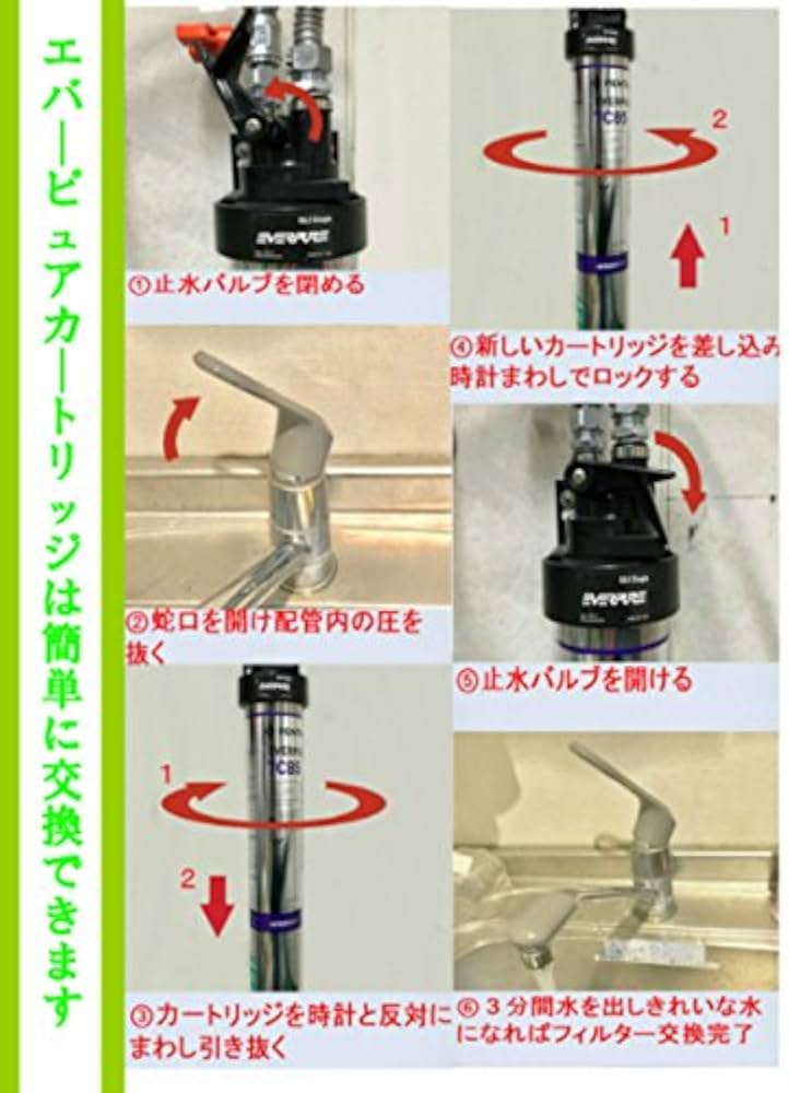 Amazon | エバーピュア浄水器フィルタカートリッジ 4DC | Everpure