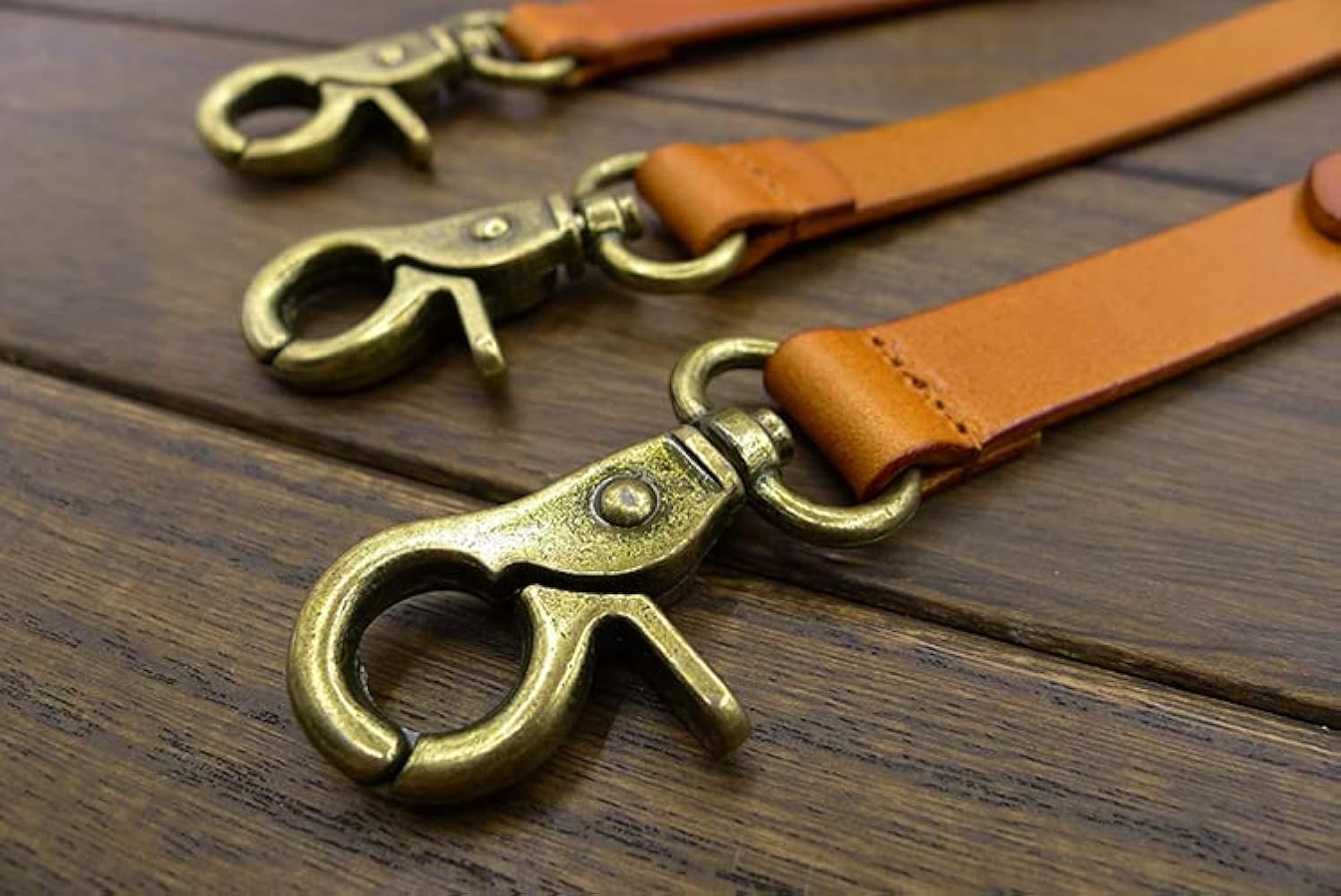 ヴィンテージ ミリタリー カービングレザー サスペンダー キャメル 本