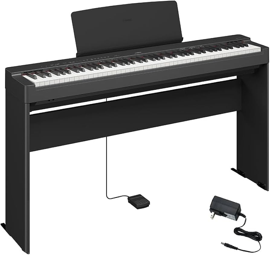 2019年製 YAMAHA P-45B ブラック 88鍵 電子ピアノ&スタンド Amazon