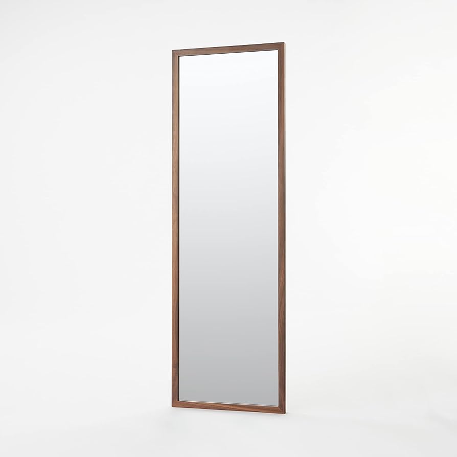 Amazon.co.jp: 無印良品 壁に付けられる家具ミラー ウォールナット材