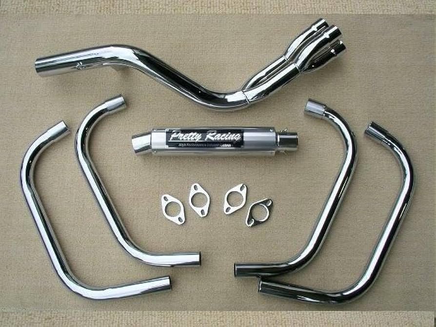 Amazon | PRETTY RACING製 CB400SF VTEC nc39 分割式 50.8π (流タイプ1