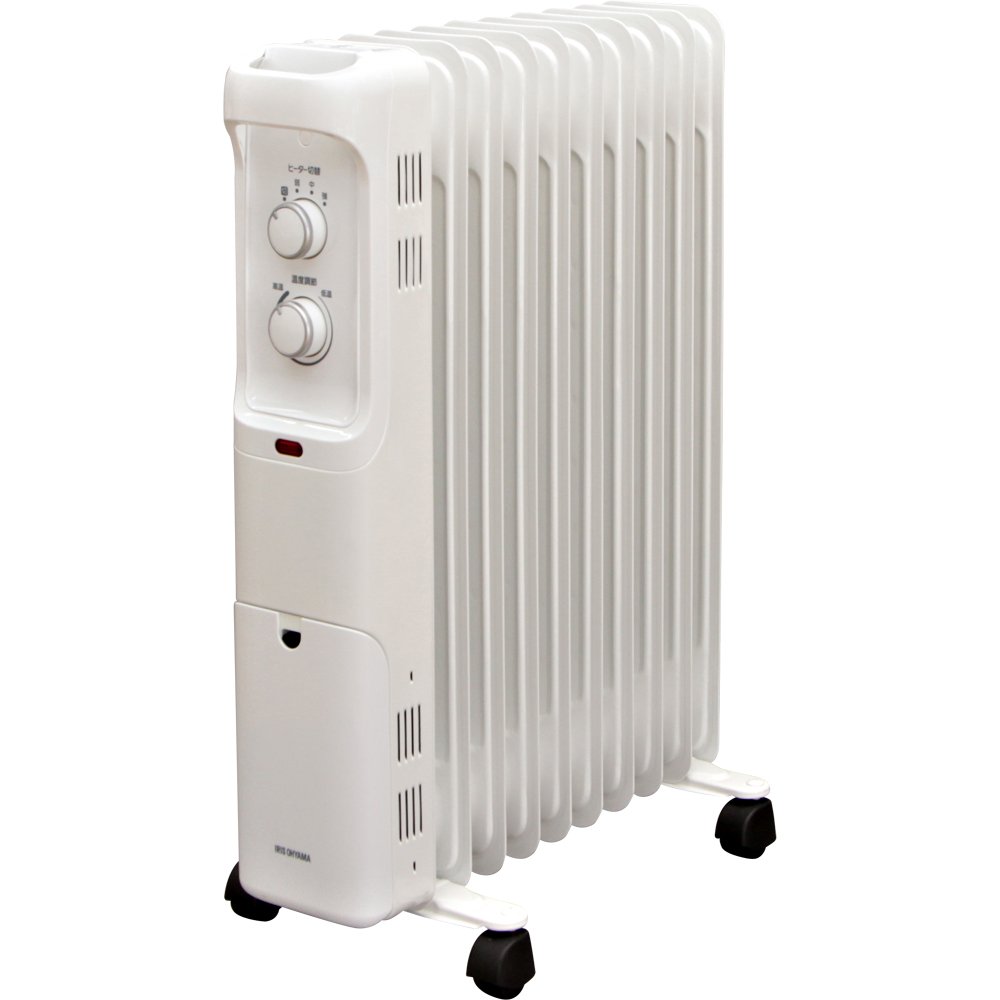 Amazon.co.jp: Iris Ohyama POH-1210KS-W Oil Heater, White : Home