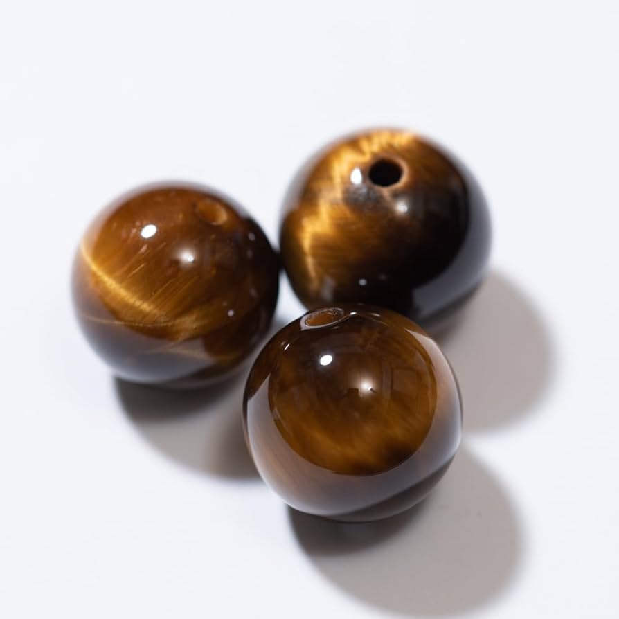 Amazon.co.jp: パールクリエイト SSS タイガーアイ 黄虎目石 10mm 3粒