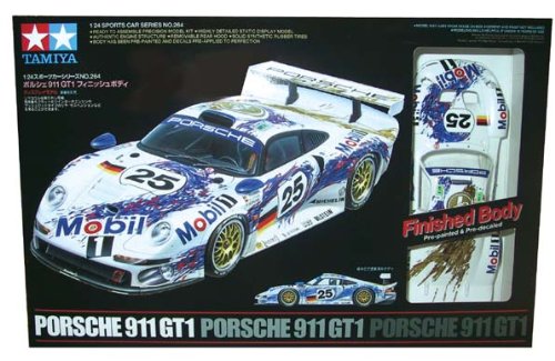 Amazon.com: Tamiya 1/24 Porsche 911 GT1 (Pre-Painted & decaled