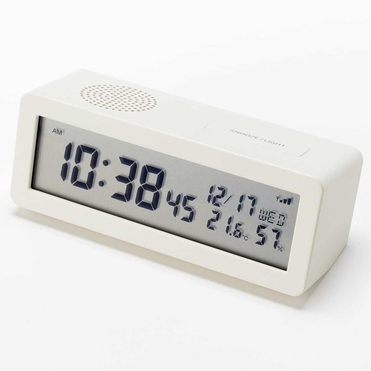 Amazon.co.jp: MUJI 44581490 Digital Radio Clock (with Loud Alarm