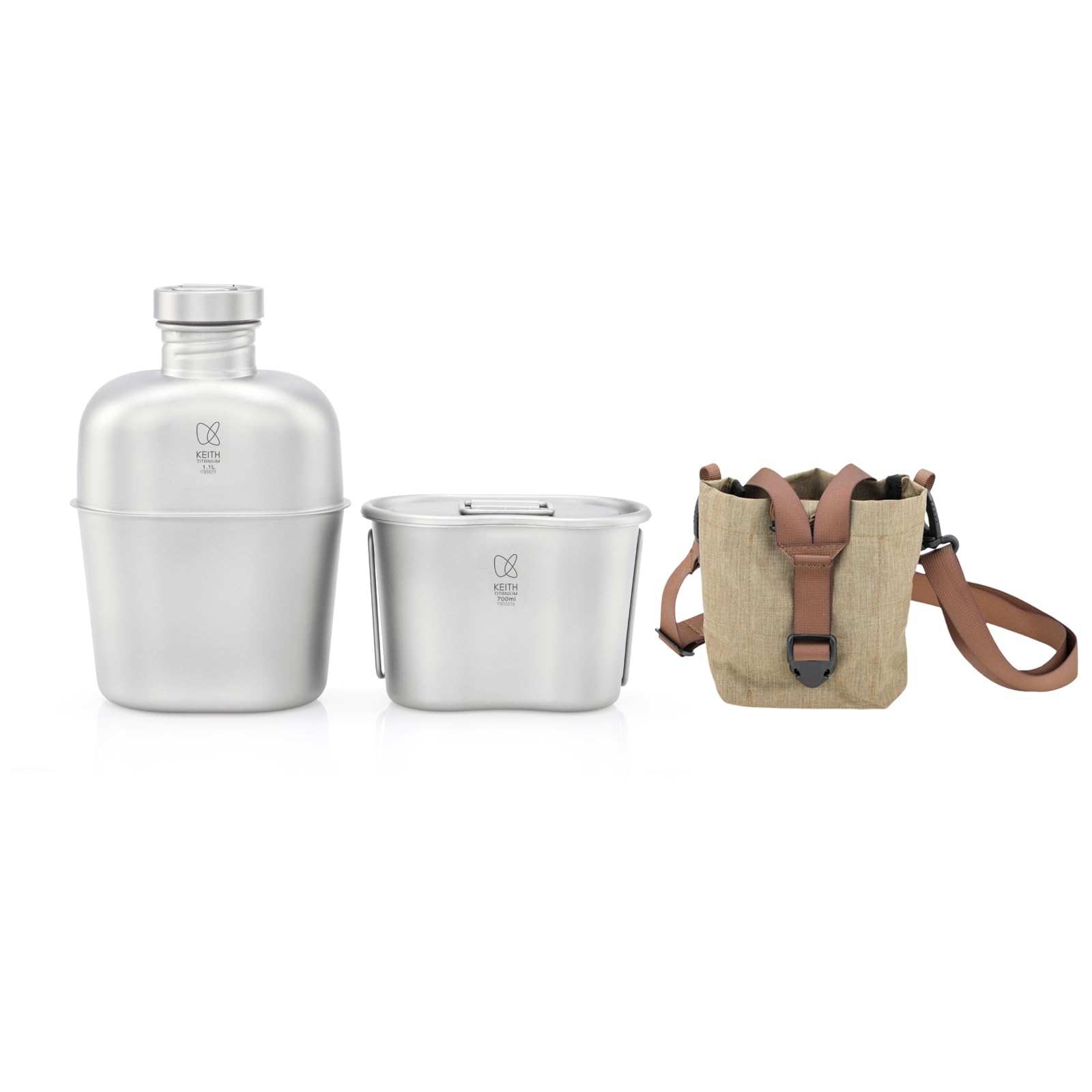 Amazon.co.jp: KEITH チタン製軽量ミリタリーケトル 直火調理 ランチ