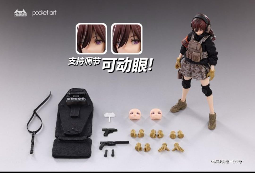 Amazon.co.jp: 1/12 女性 アクションフィギュア 武器収納バックセット