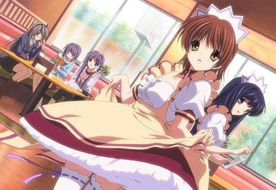 Amazon.co.jp: CLANNAD クラナド タペストリー レストラン メイドver