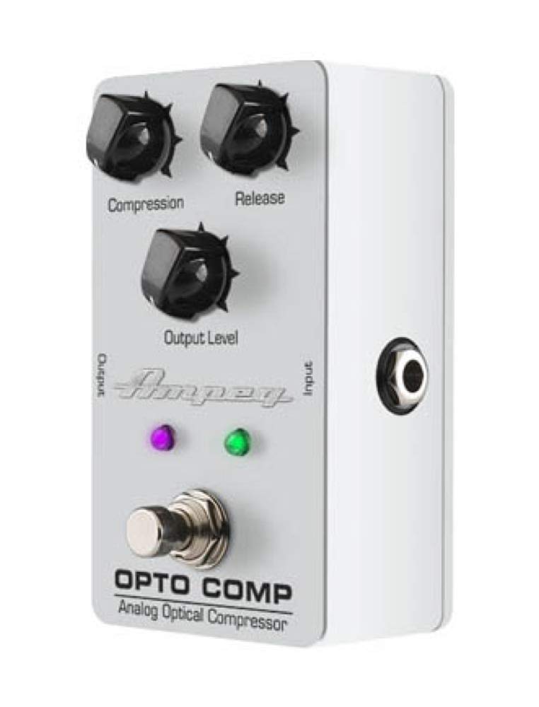 Amazon.com: Ampeg Opto Comp Bass Compressor Pedal White, Opto-Comp