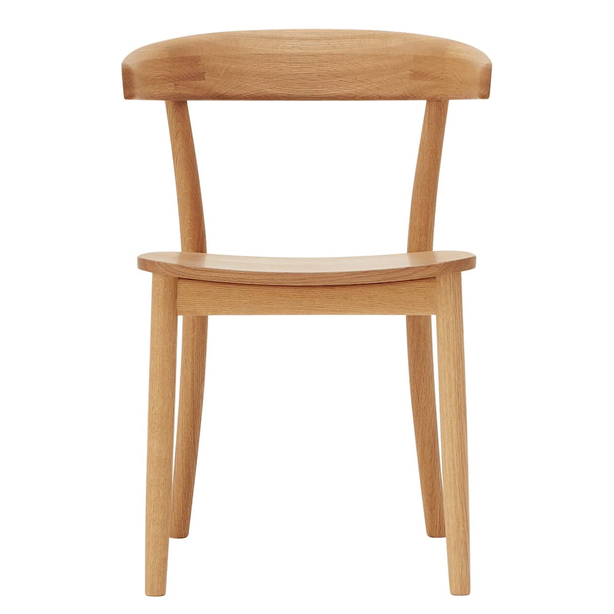 Amazon.co.jp: 無印良品 オーク無垢材チェア 幅51×奥行50.5×高さ73