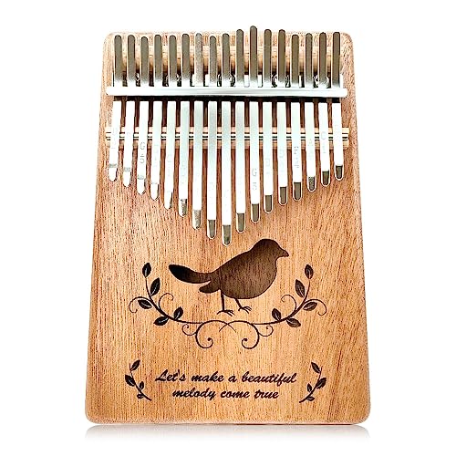 Amazon | [ GECKO & URBAN ] カリンバ 17キー ナチュラル バード 鳥柄